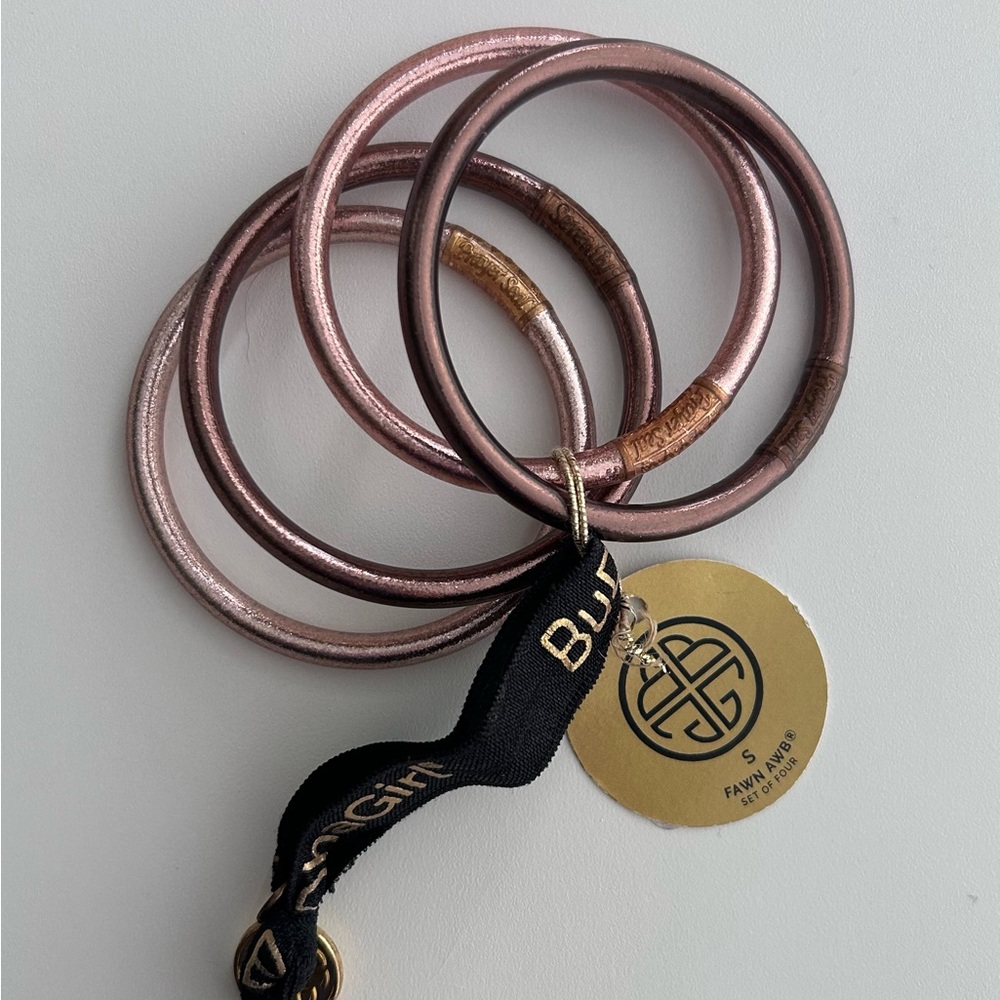BuDhaGirl Rose Gold All Weather Bangles